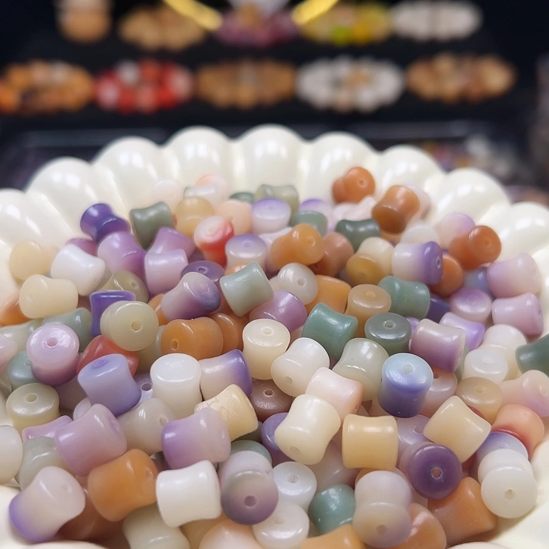 菩提根/象牙果手串卡9多宝竹节120颗