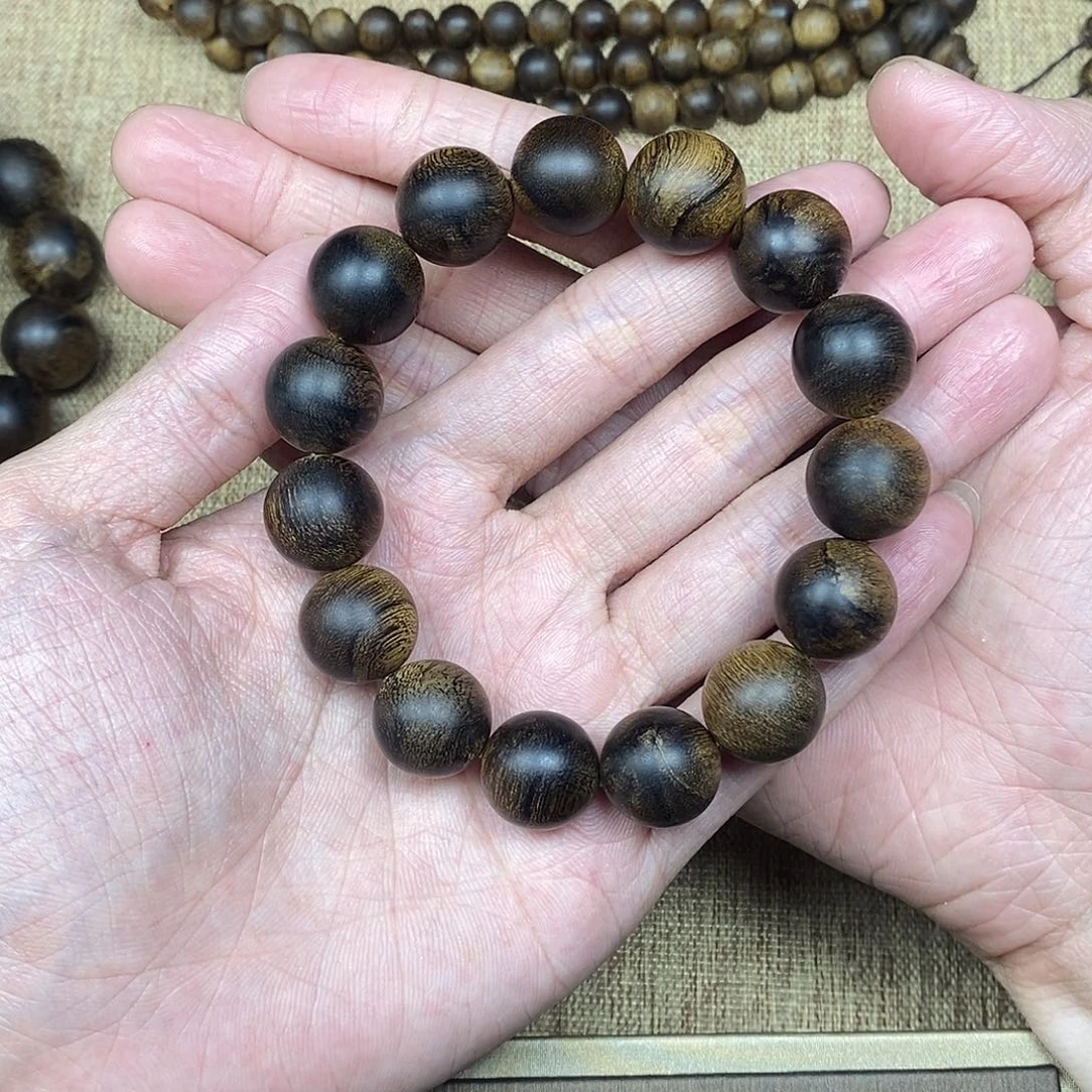 沉香手串用****2越南芽庄白棋楠