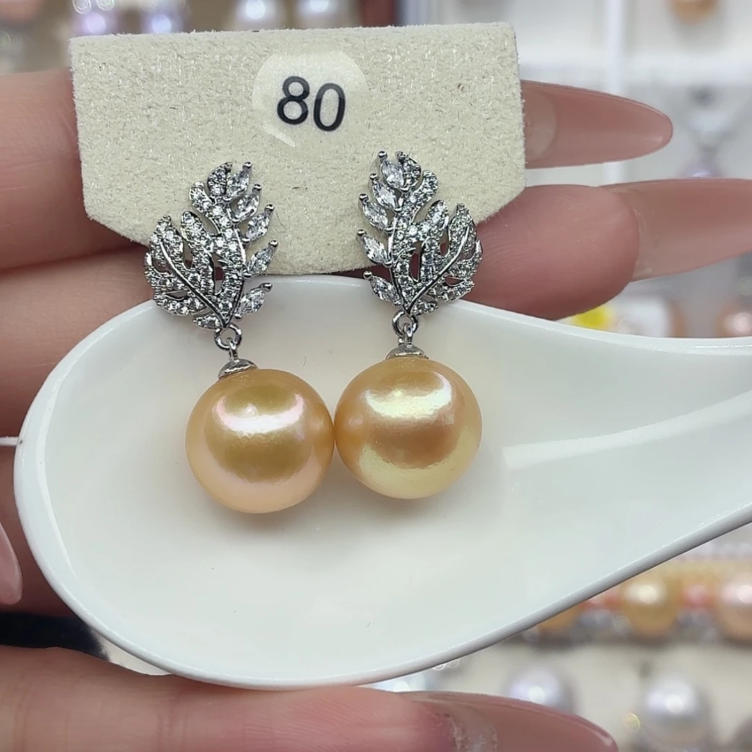 九***说耳饰未镶嵌淡水珍珠F
