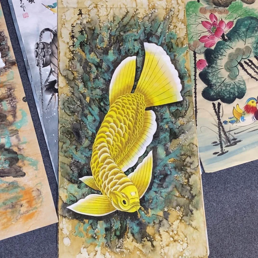 国画尺寸100✖️50三尺手绘画