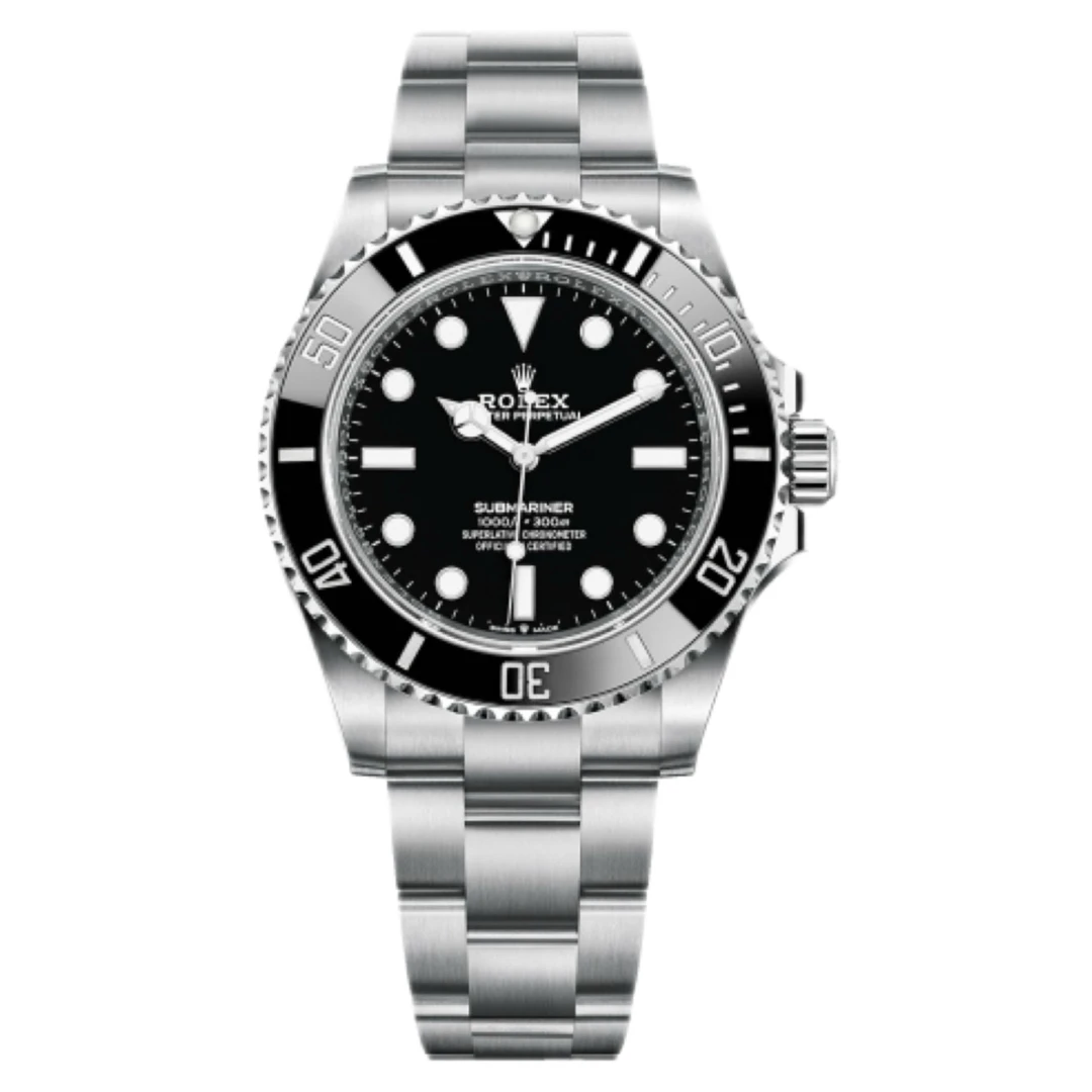 全新未使用 Rolex/劳力士 时久/无历黑/型号124060/41mm/25年全套