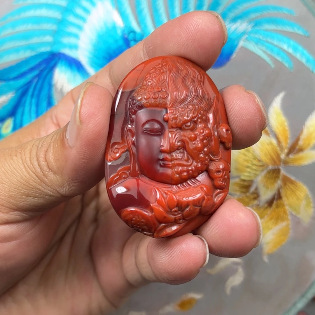 未镶嵌吊坠南红玛瑙