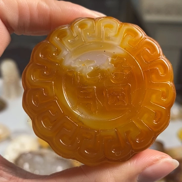 玛瑙/玉髓吊坠(不含链)未镶嵌