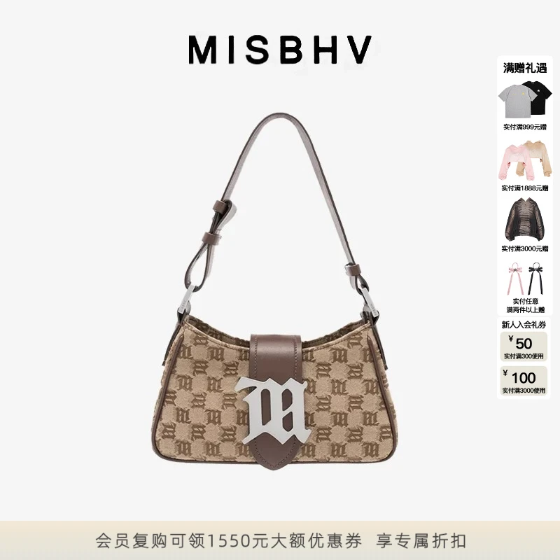 【ENG】MISBHV 提花单肩包小号
