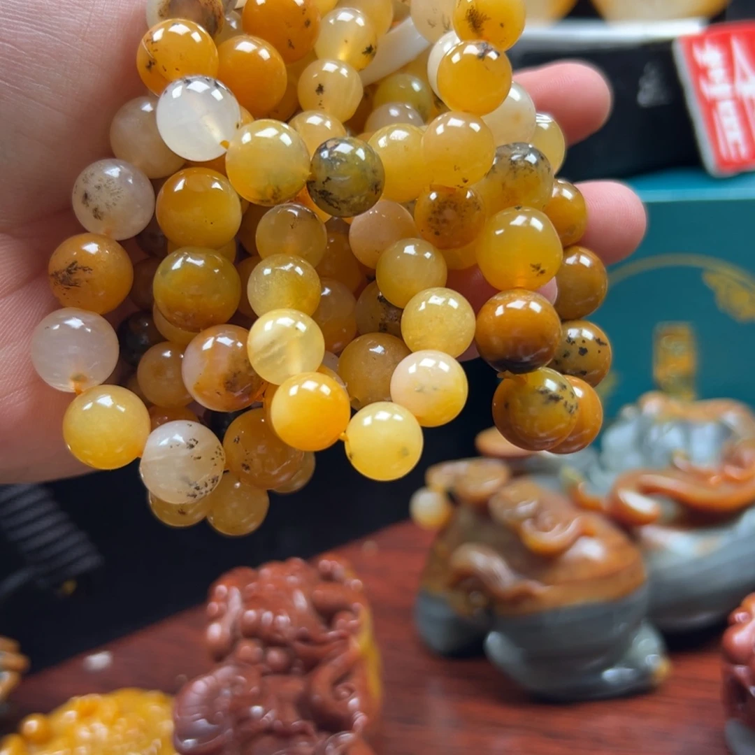 石英质玉（黄龙玉）未镶嵌黄龙玉