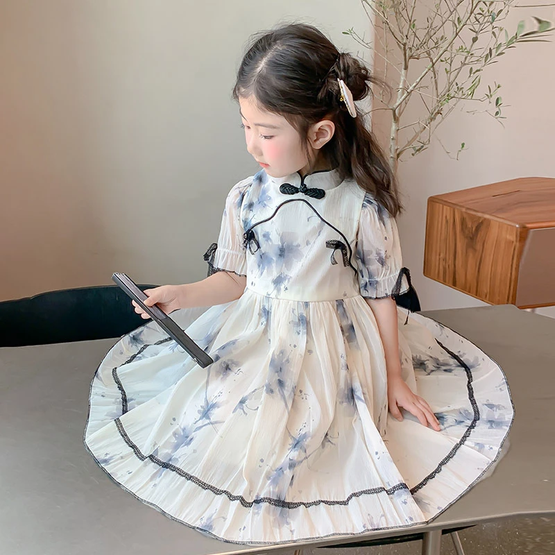 女童夏装连衣裙2025新款中小童夏天公主裙儿童夏季裙子女孩童装裙