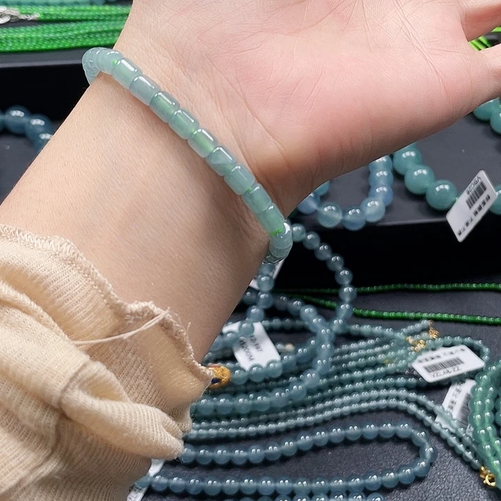 未镶嵌手链翡翠手串