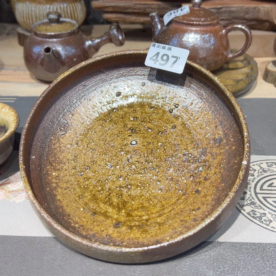 晨阳柴烧茶器壶承