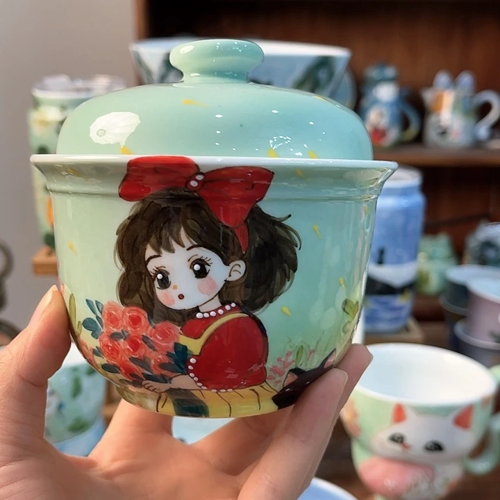 陶景德镇釉下手绘陶瓷