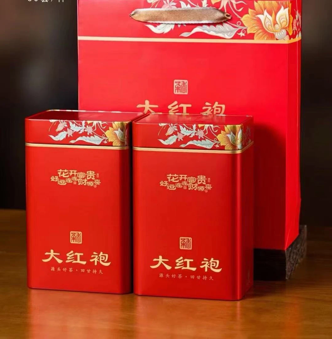 武夷山岩茶大红袍 浓香型花开富贵罐装500克