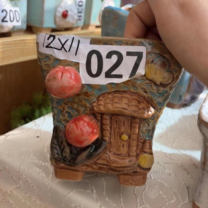 多肉花盆满15包邮