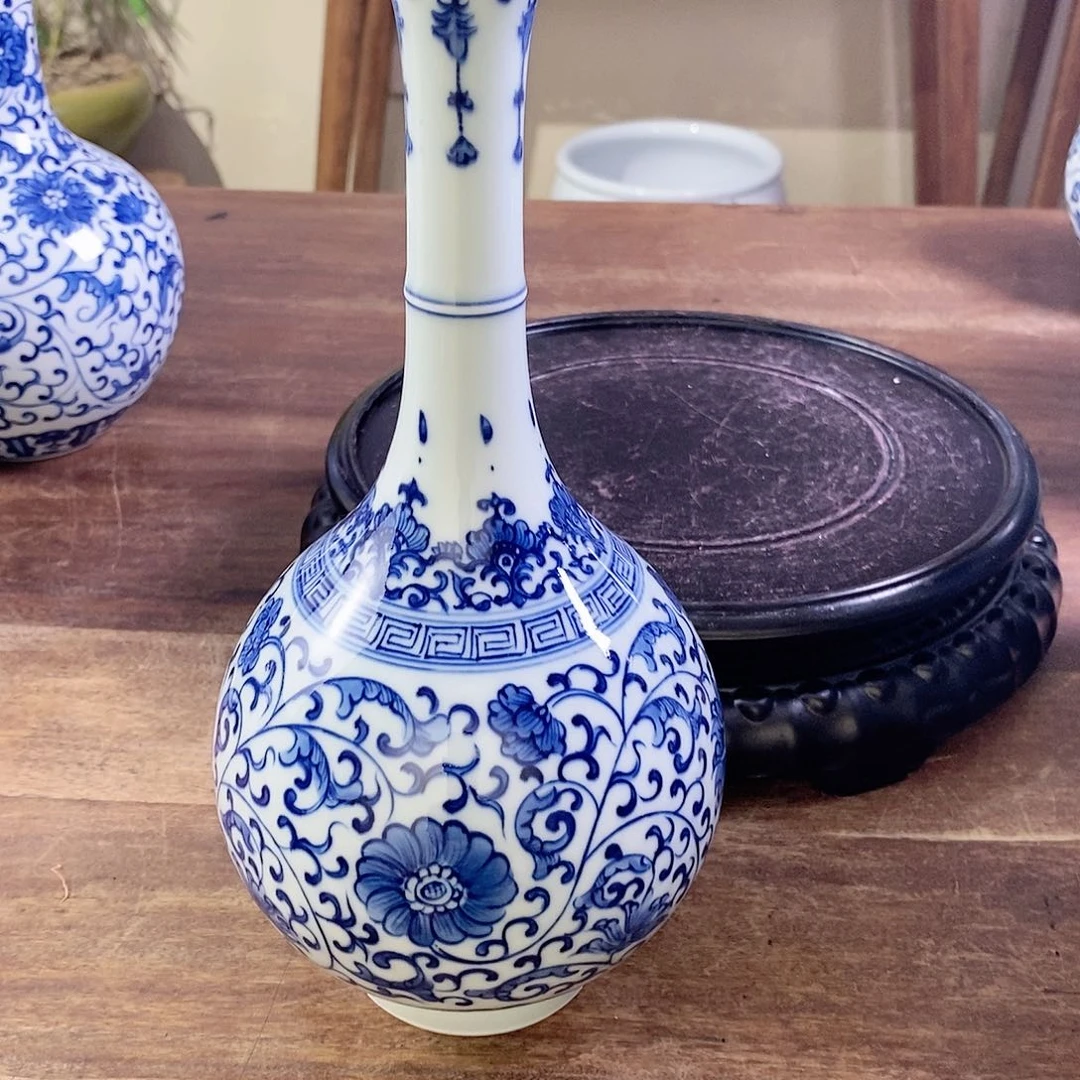 【闪购商品】景德镇陶瓷家用摆件蔷***?