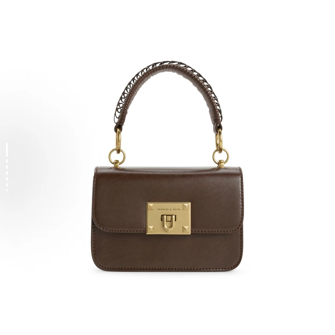 50781528深棕色S女士单肩手提包