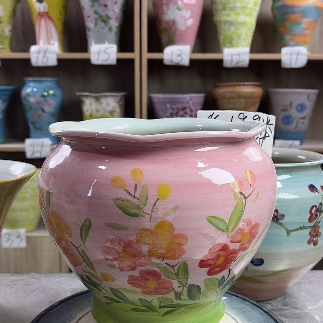 景德镇陶瓷花盆花盆