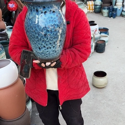 口20高32瑕疵底裂盆子