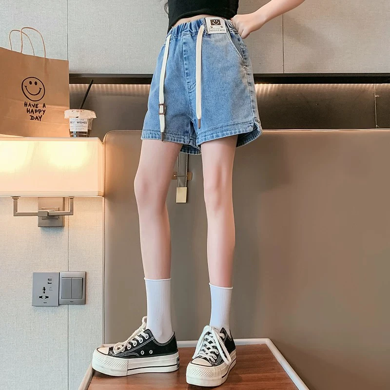 661哈哈家女大童夏季新款洋气百搭牛仔短裤