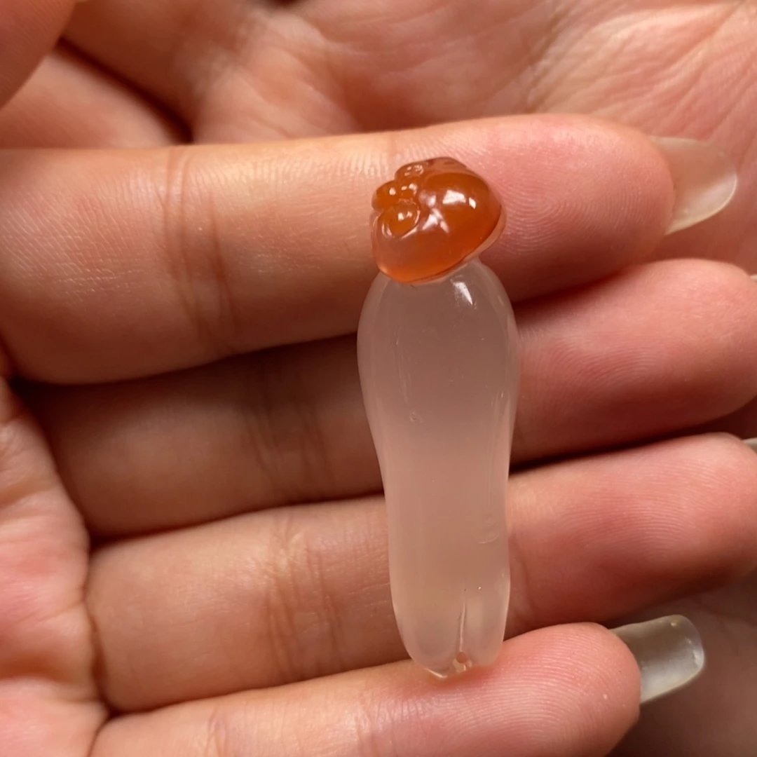 南红玛瑙未镶嵌吊坠(不含链)