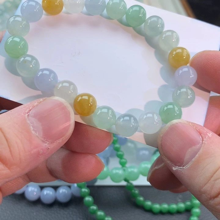 翡翠未镶嵌手链买断