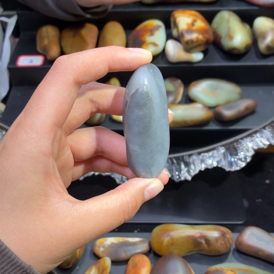 和田玉未镶嵌挂件70