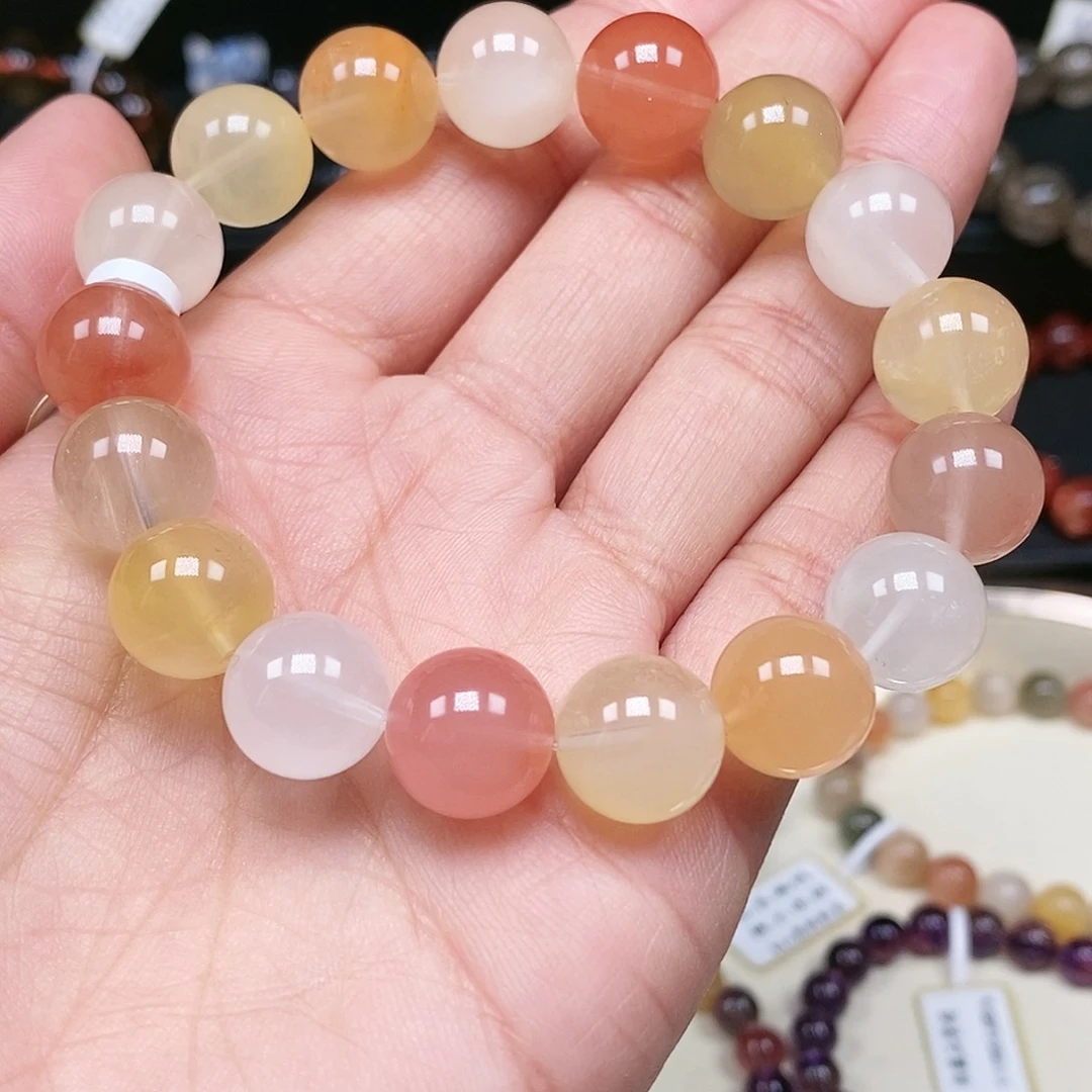 水晶手串未镶嵌兔毛