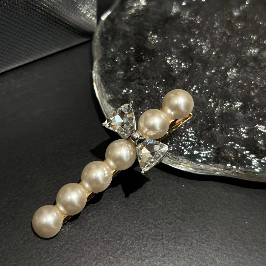 韩国精致闪闪珠珠鸭嘴夹发夹Y1128