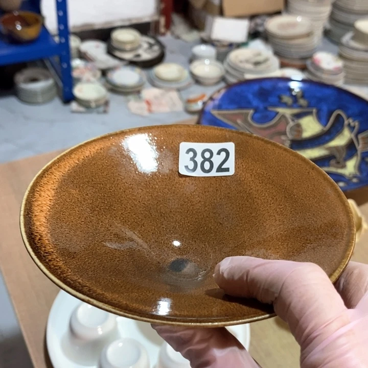 小***波瓷片七厂窑变斗笠盏