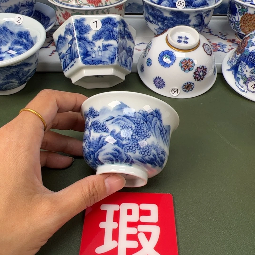 陶瓷景德镇纯手工纯手绘茶具木木65