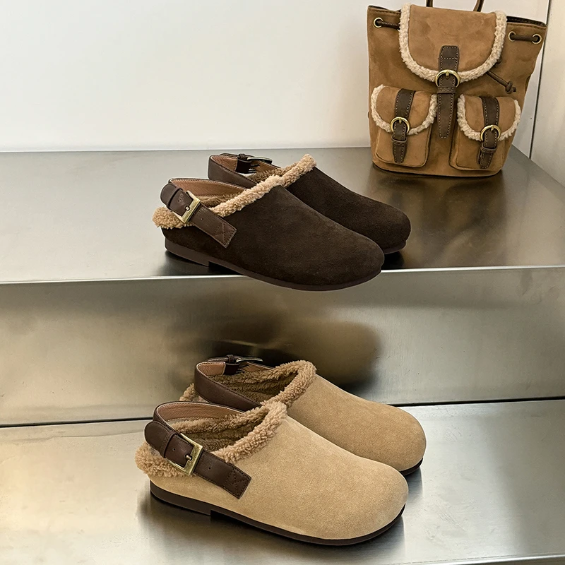 时尚雪地靴2024年冬季韩版内增高纯色雪地靴雪地靴短筒