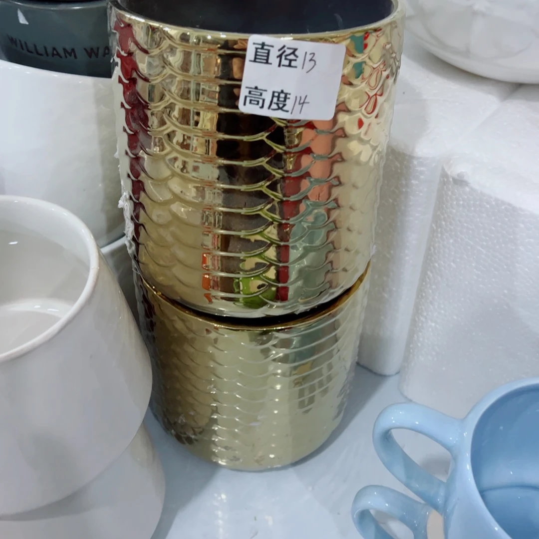 有孔，陶瓷花盆满10米包邮发货