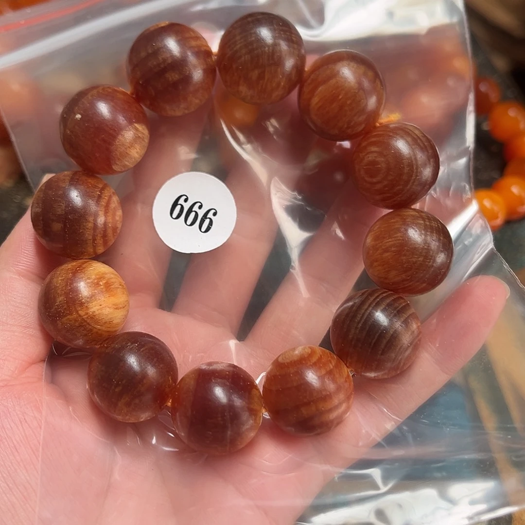 用***8松木(琥珀木)手串/手链666树根2.0