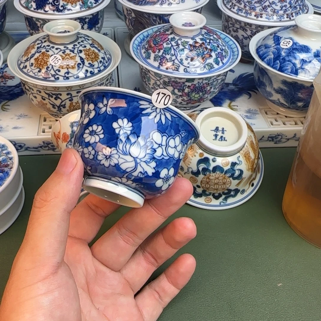 彦祖纯手工手绘茶具170