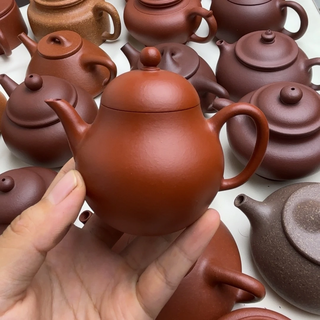 茶壶紫砂小红泥高梨100cc