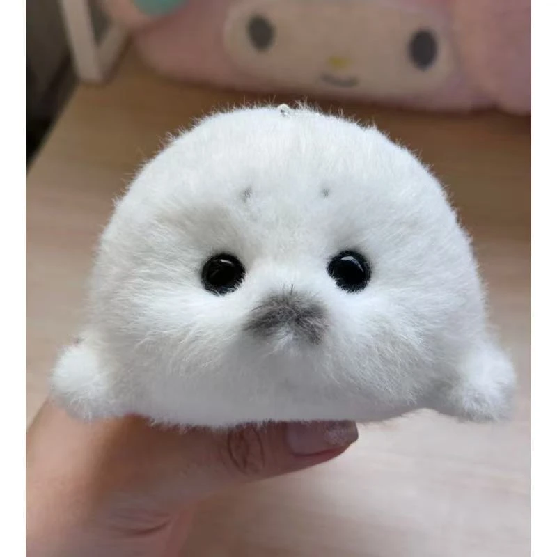 【曲奇】可爱毛绒小海豹宝宝公仔挂件手工海洋守护玩具海豹挂件礼