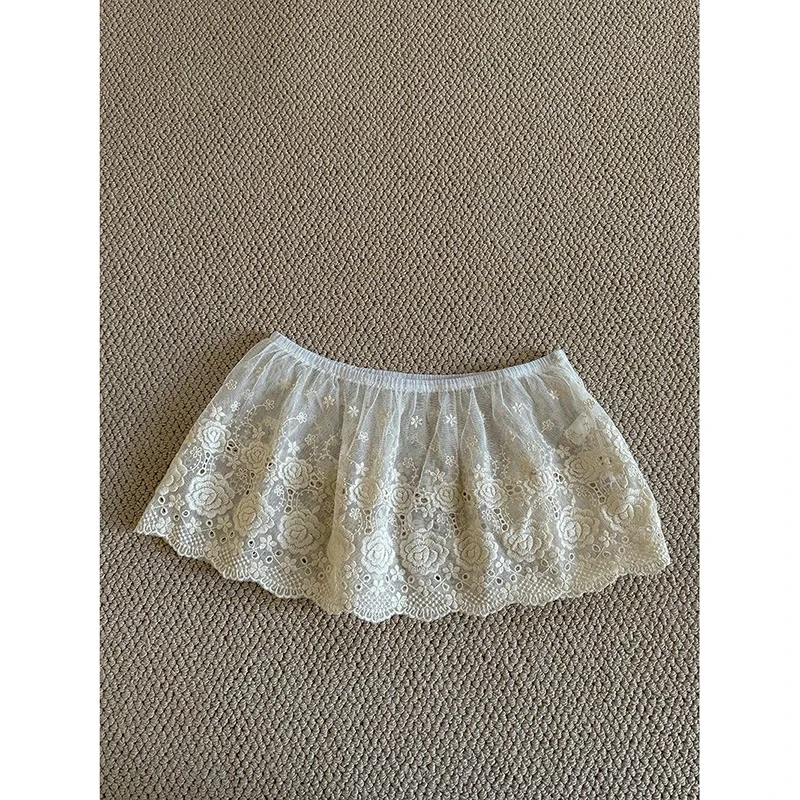 肉肉家*大码芭蕾风蕾丝裙摆