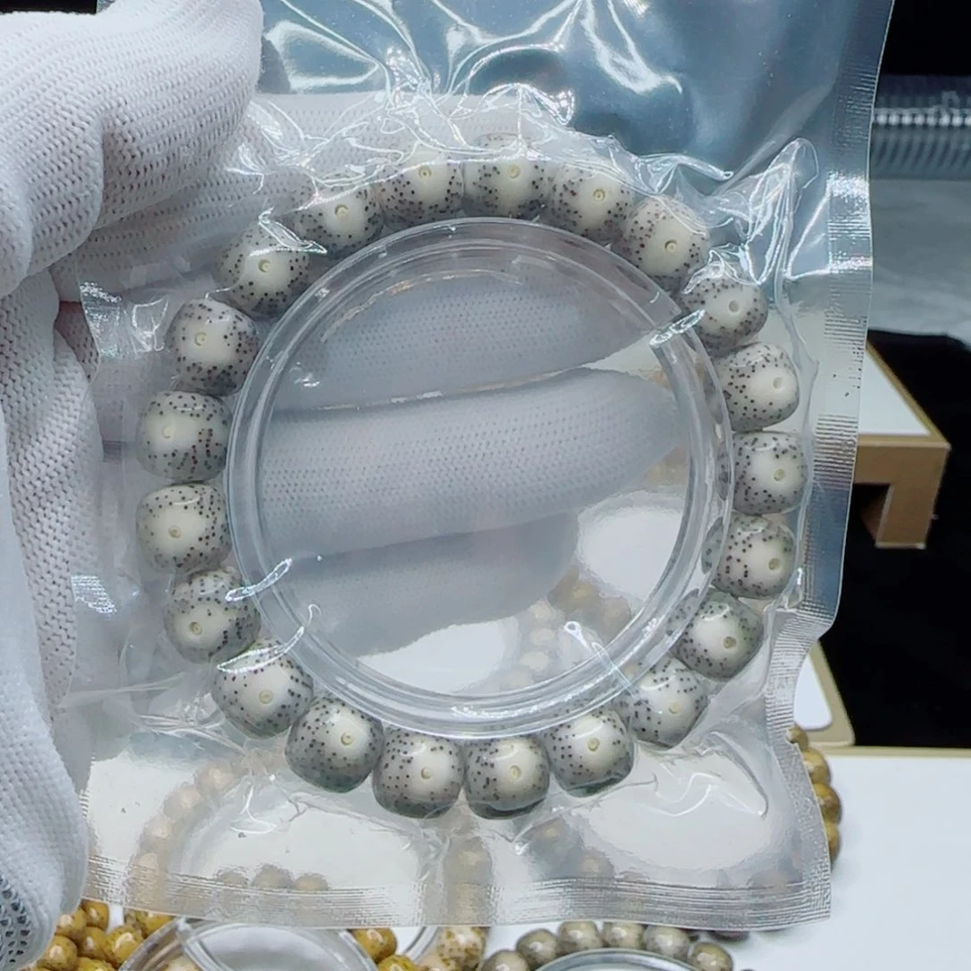 手串星月菩提糯冰大眼11×10