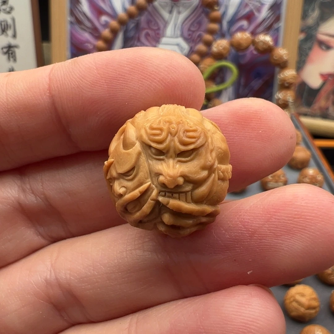 猴头核桃吊坠鬼王