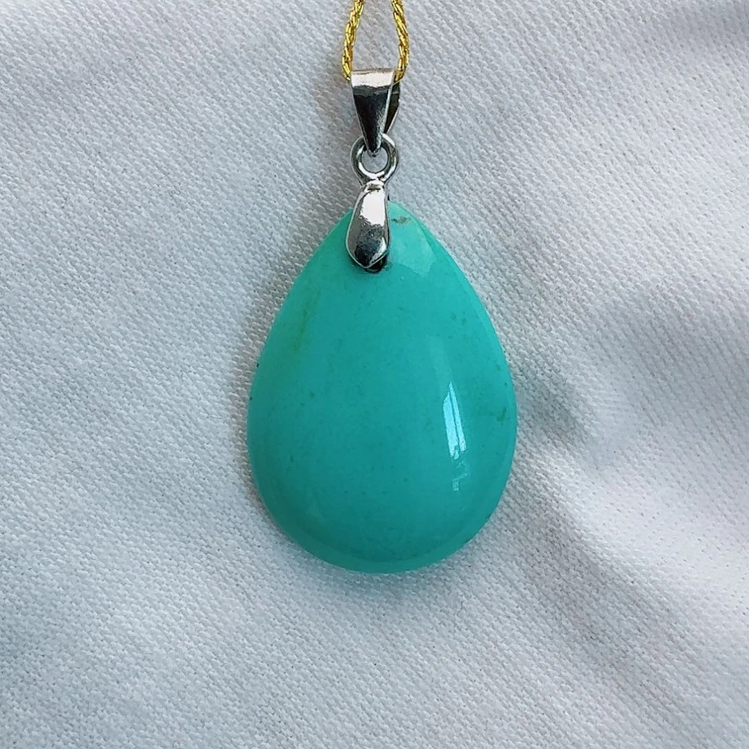 银S925镶嵌绿松石珠宝奇石