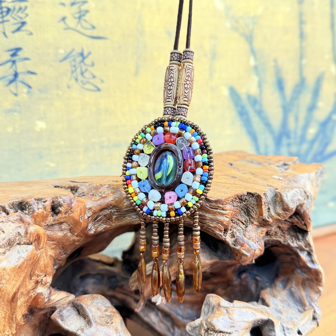 DG 1258-椭圆（1号）项链车挂件（无礼盒）