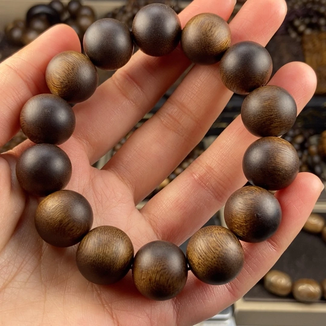 沉香手串用****9越南芽庄白棋楠