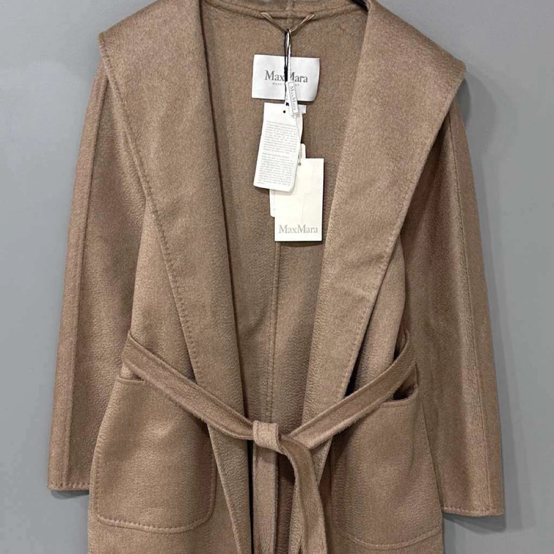 未使用 MaxMara 驼色爆款Lilia羊绒浴袍/40码/41107