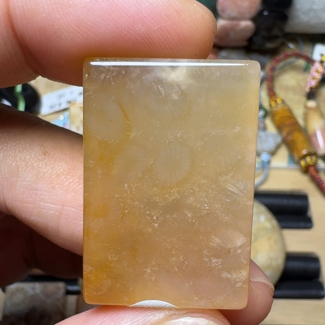 硅化玉纯天然色有机玉石保真色未镶嵌