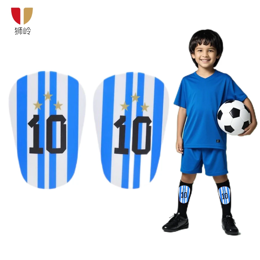 狮岭男童超轻ol足球护腿板防撞户外训练儿童成人运动护具装备短袖