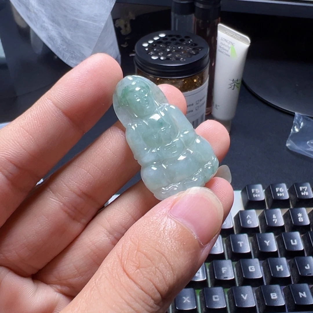 翡翠未镶嵌颈饰翡翠挂件