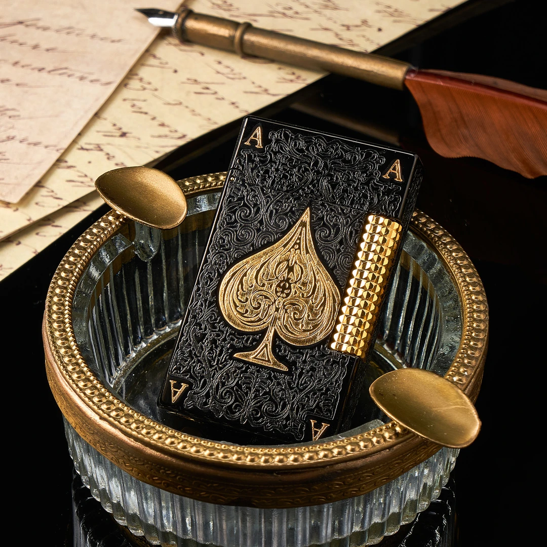 TSHOMX【黑桃A】纯铜朗声打火机高端大气生日节日送礼送男友