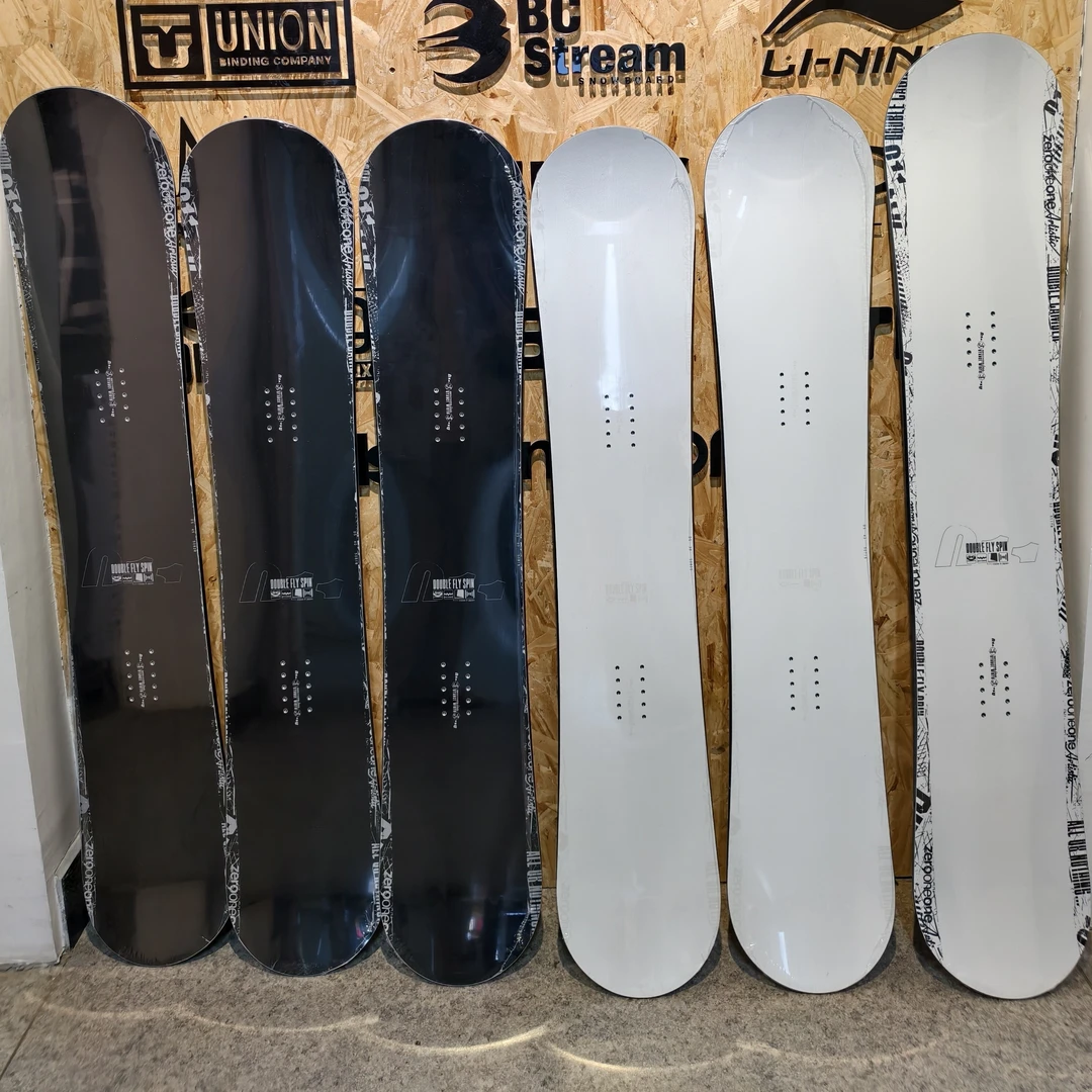 011  Double fly spin平花单板滑雪板