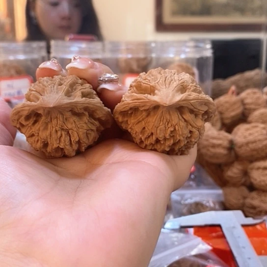 文玩核桃吊坠44马虎对蛇头