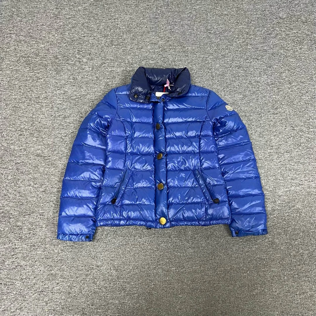 99新 AMIPARIS 蒙口 蓝色羽绒服0码