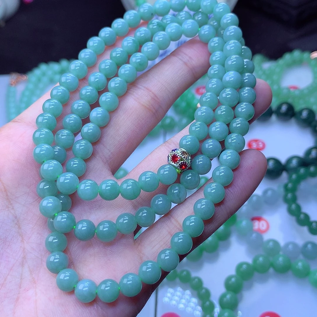 翡翠毛衣链未镶嵌卡7