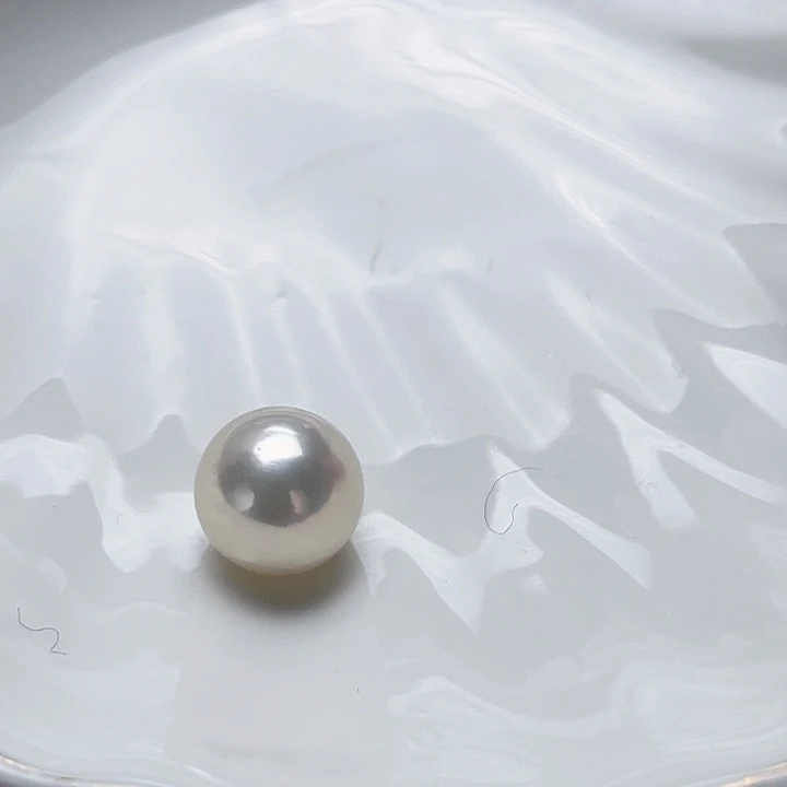 淡水珍珠颈饰银S925镶嵌李*定制