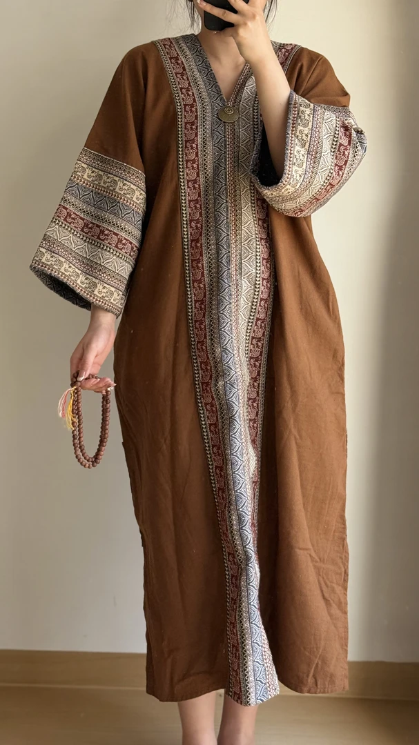 手工棉麻图案织布图案